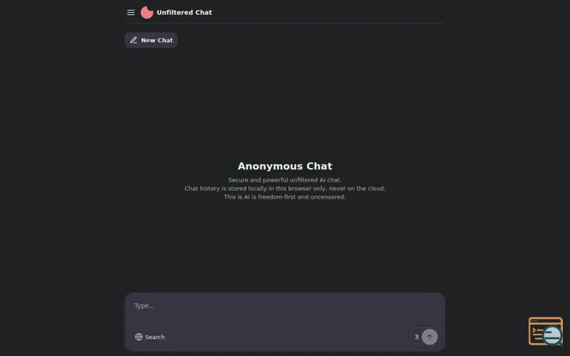 Screenshot of Unfiltered Chat