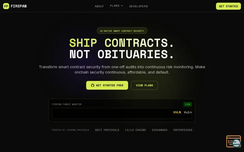 Screenshot of Firepan
