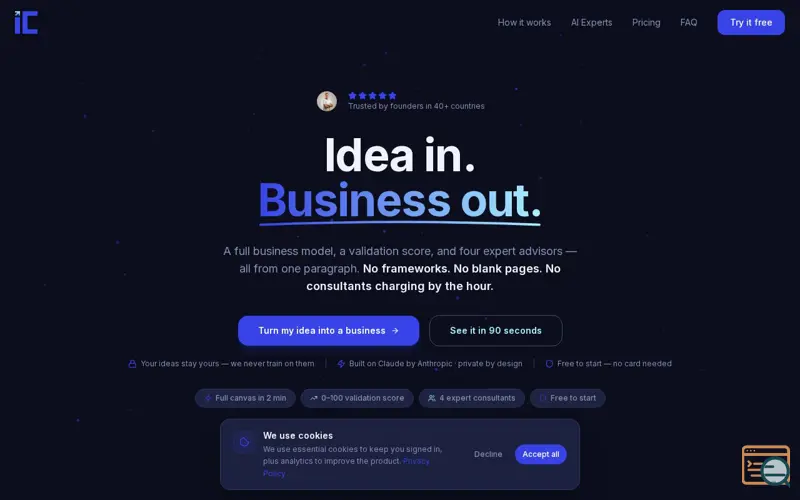Screenshot of InnoCanvas