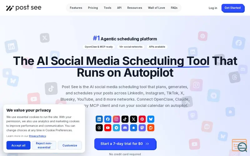 Screenshot of Post See