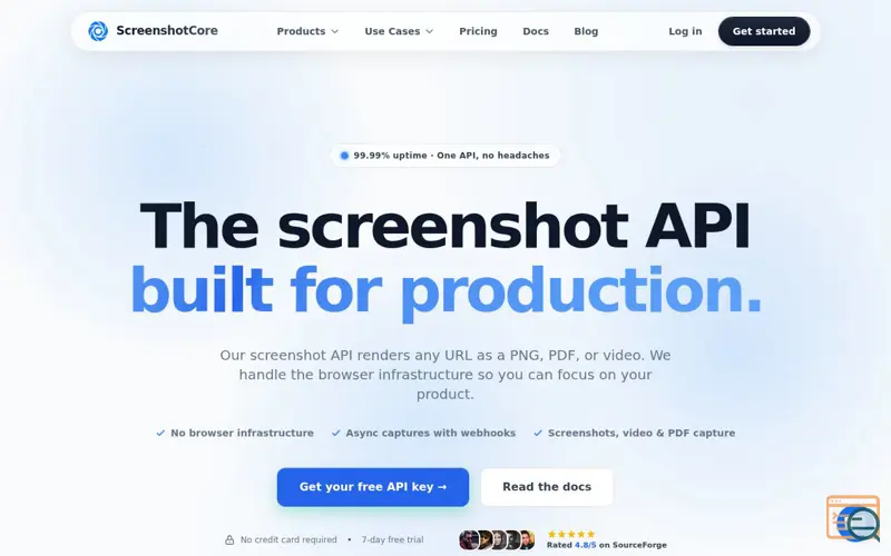Screenshot of ScreenshotCore