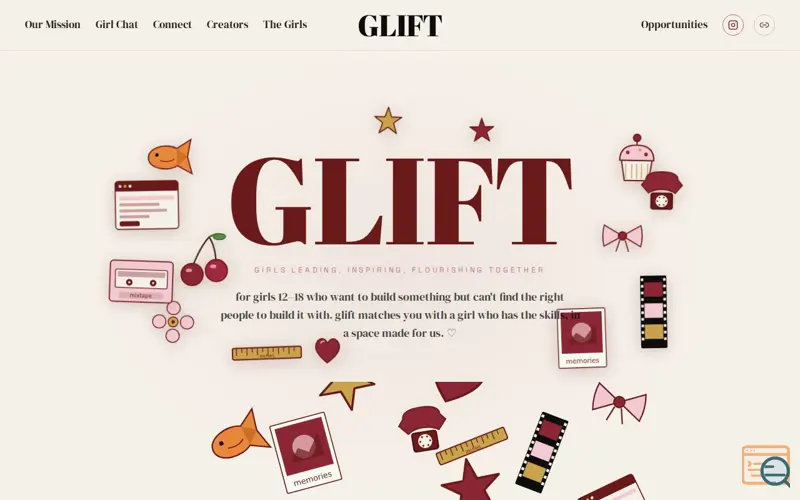 Screenshot of GLIFT