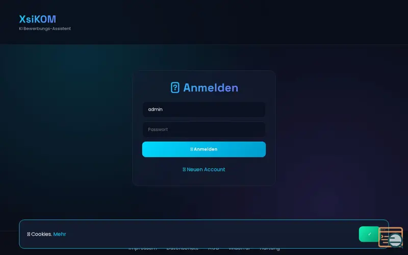 Screenshot of XsiKOM