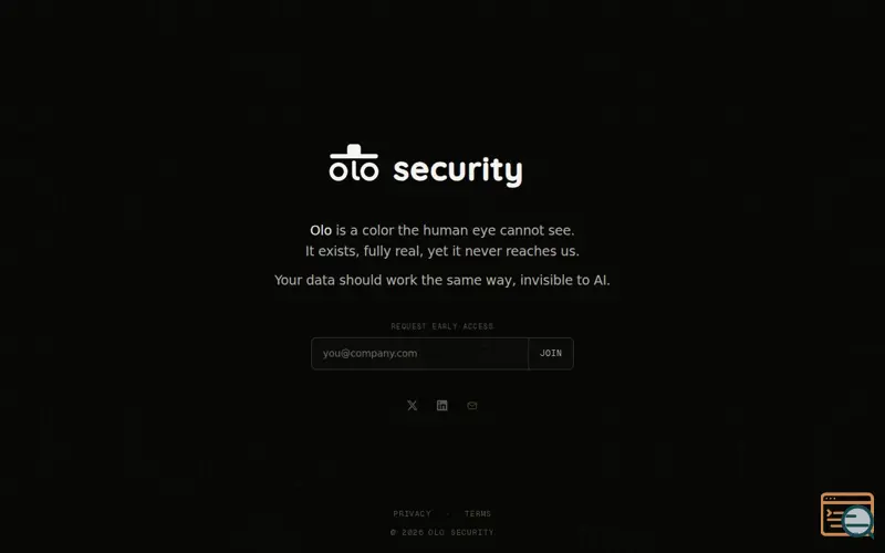 Screenshot of Olo Security