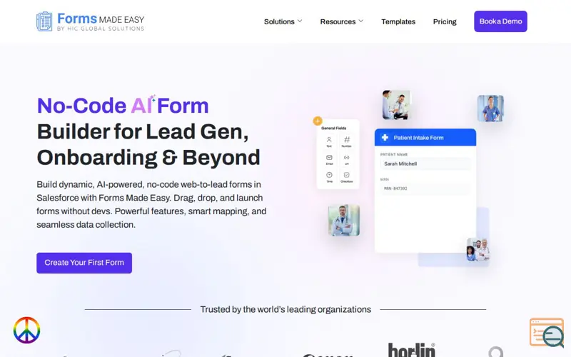Screenshot of Forms Made Easy
