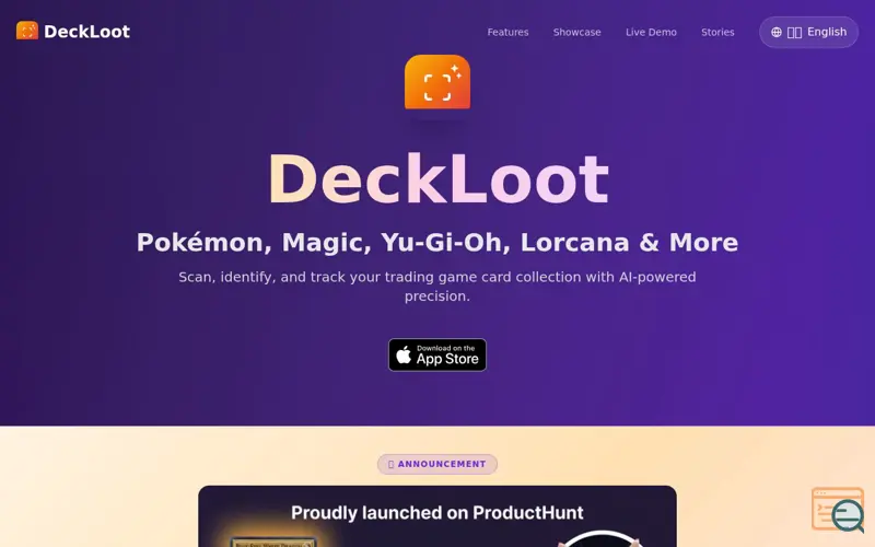 Screenshot of DeckLoot