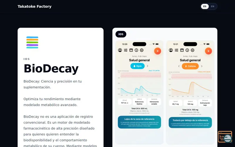 Screenshot of BioDecay