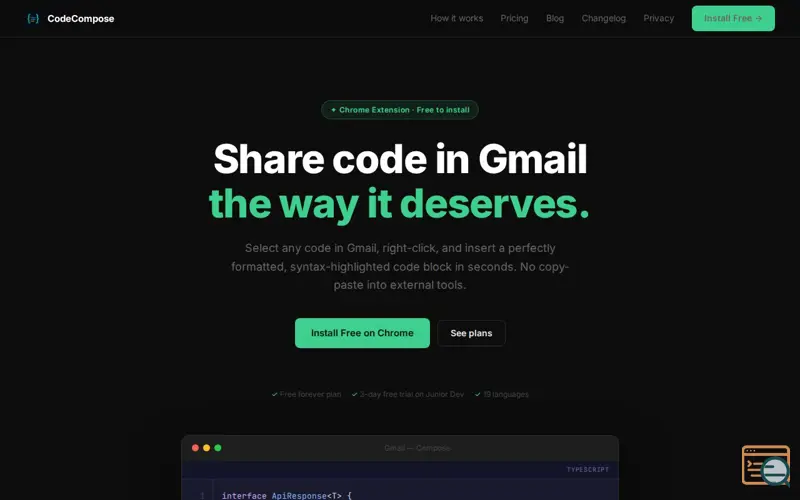 Screenshot of CodeCompose