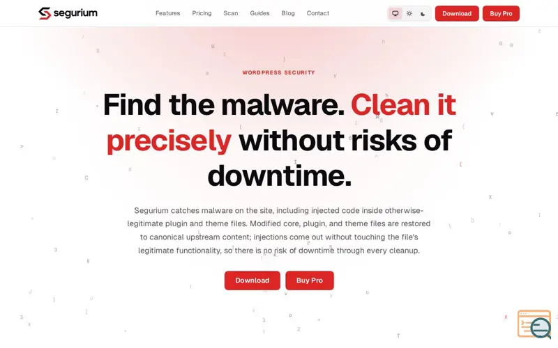 Screenshot of Segurium