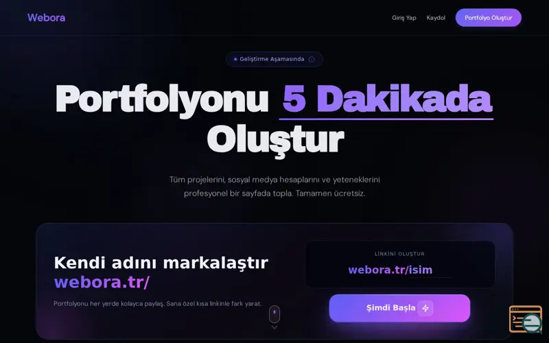 Screenshot of Webora