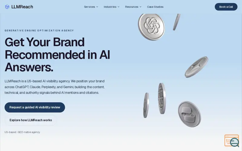 Screenshot of LLMReach