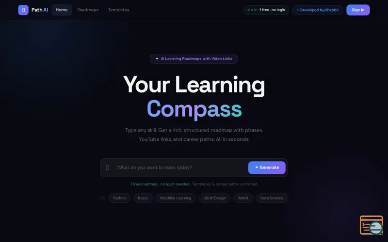 Screenshot of Path Ai