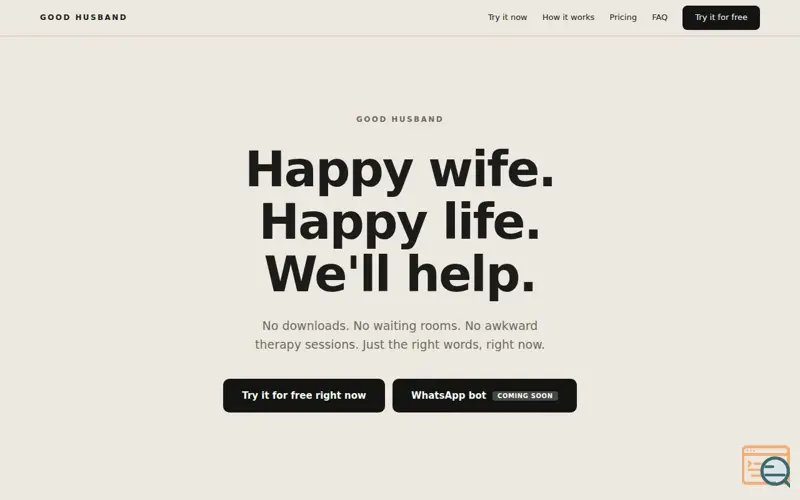 Screenshot of Good Husband
