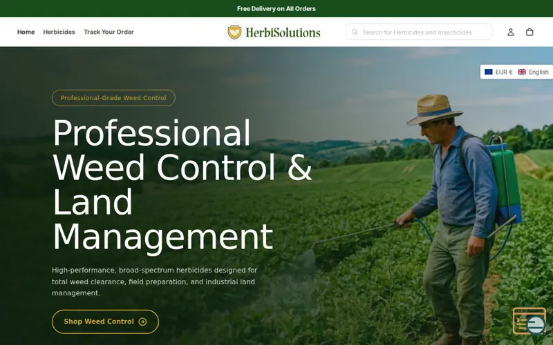 Screenshot of HerbiSolutions
