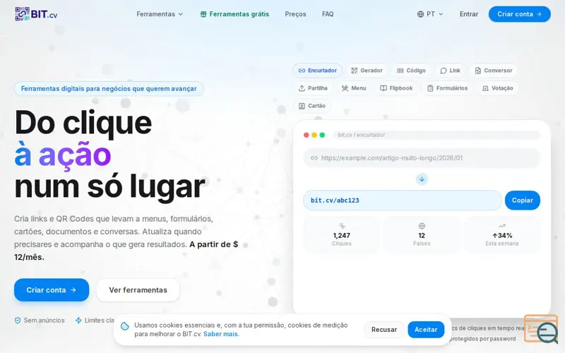 Screenshot of BIT.cv