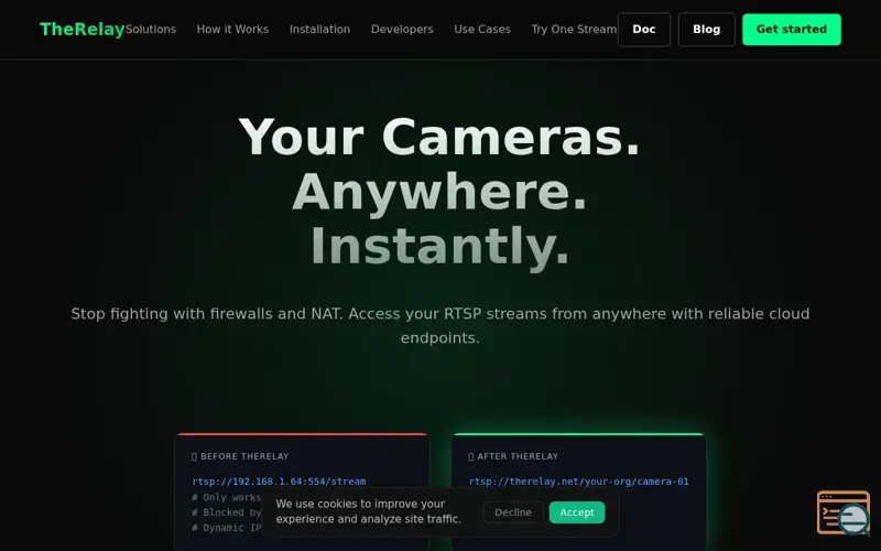 Screenshot of TheRelay