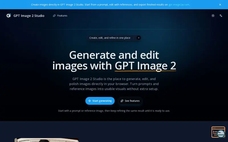 Screenshot of GPT Image 2 Studio