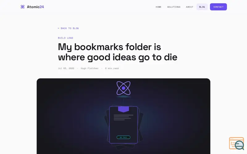 Screenshot of Atomic24