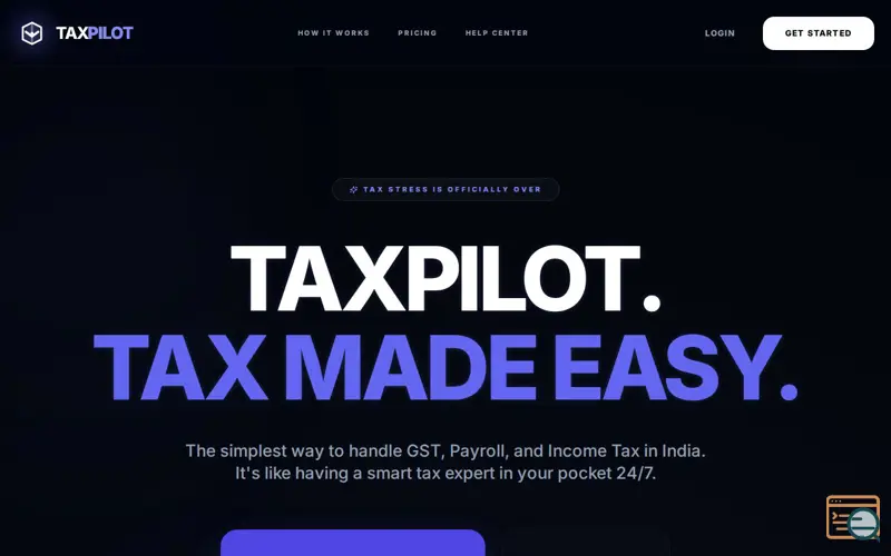 Screenshot of TaxPilot