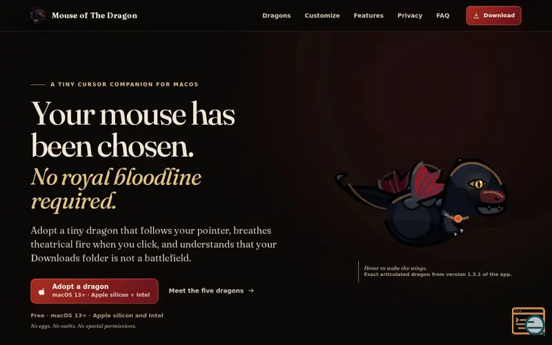 Screenshot of Mouse of The Dragon