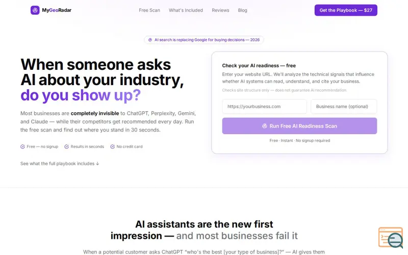 Screenshot of Become suggested by AI