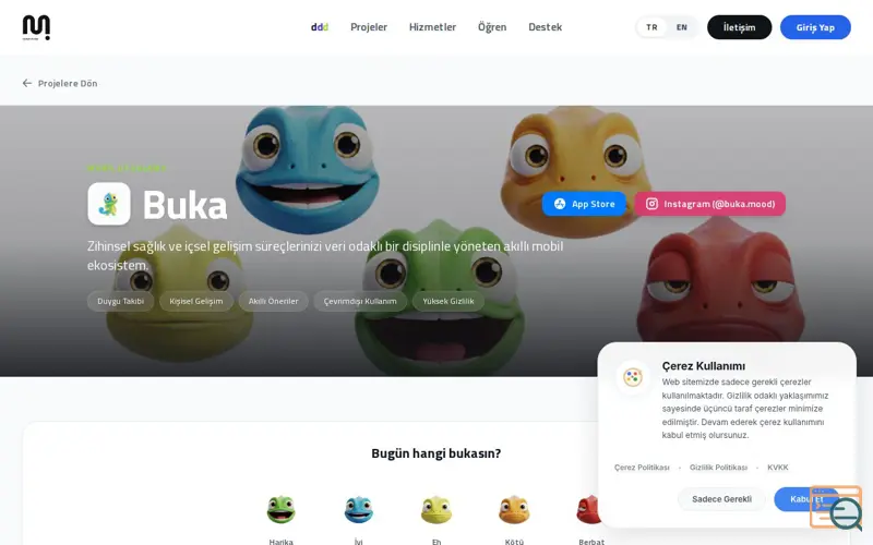 Screenshot of BUKA