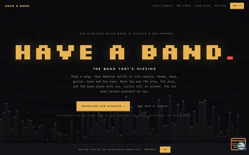 Screenshot of have a band