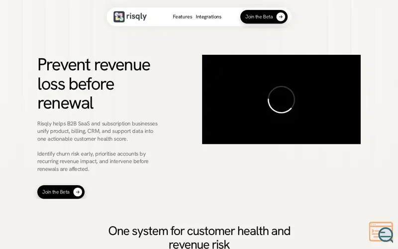 Screenshot of Risqly