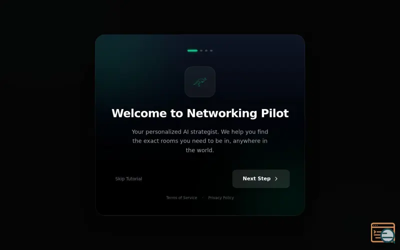 Screenshot of Networking Pilot