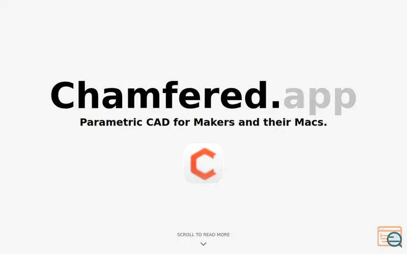 Screenshot of Chamfered -- 3D CAD for Mac