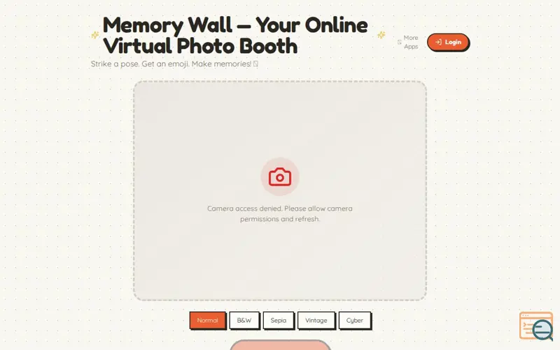 Screenshot of Memory Wall