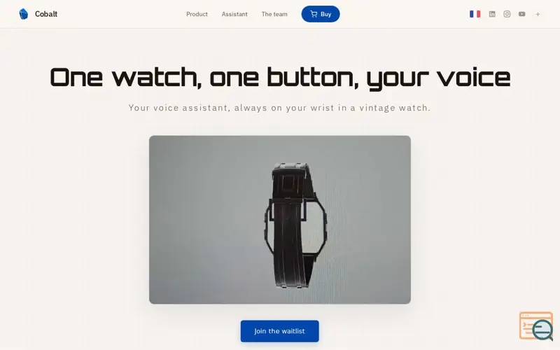 Screenshot of Cobalt Watch