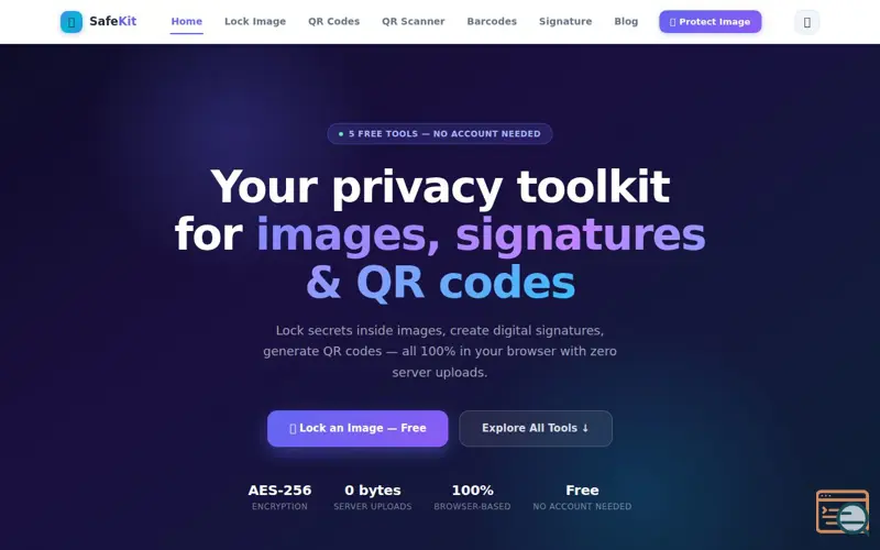 Screenshot of SafeKit