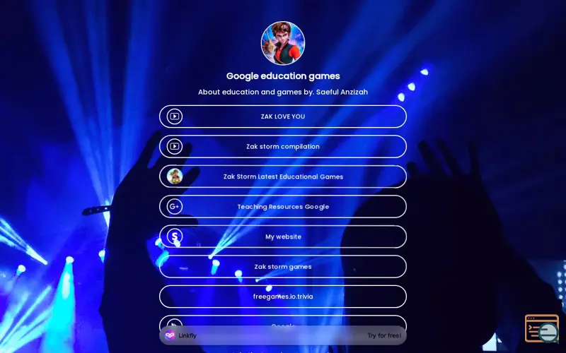 Screenshot of Linkfly