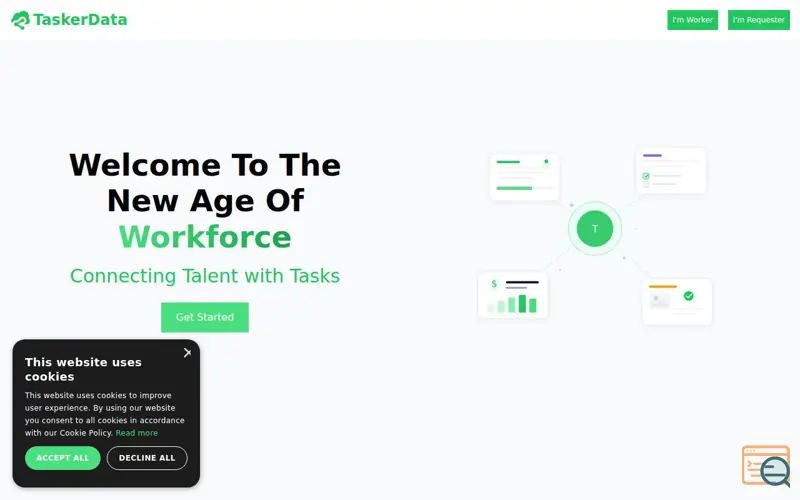 Screenshot of TaskerData