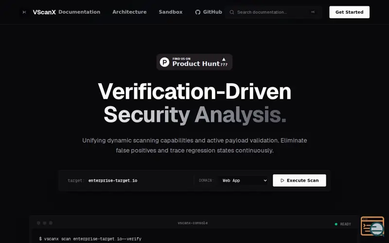 Screenshot of VScanX