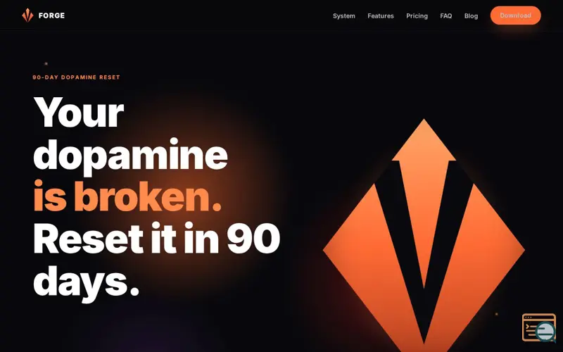 Screenshot of Forge: Quit Addictions
