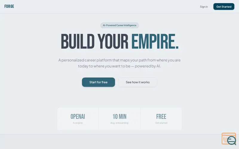 Screenshot of Forge