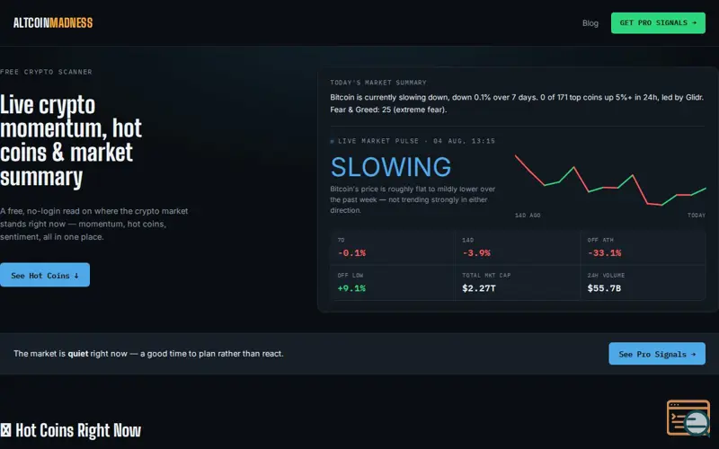 Screenshot of Altcoin Madness