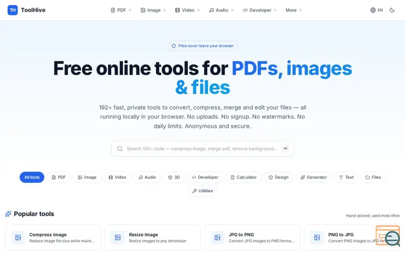 Screenshot of ToolHive