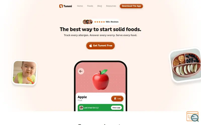 Screenshot of Tummi