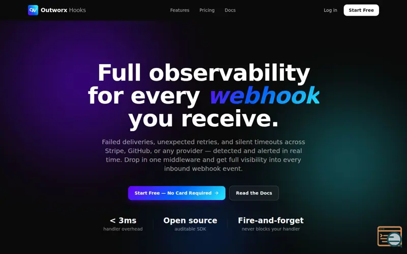 Screenshot of Outworx Hooks