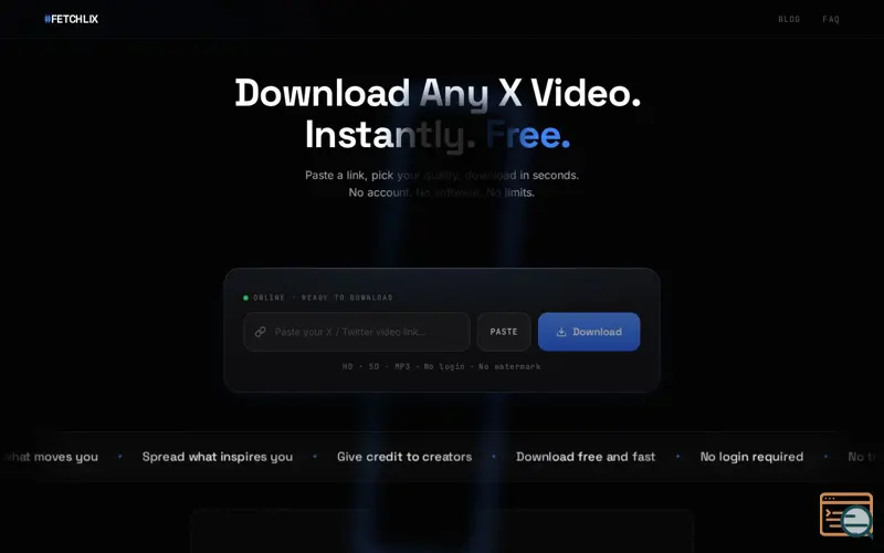 Screenshot of Fetchlix