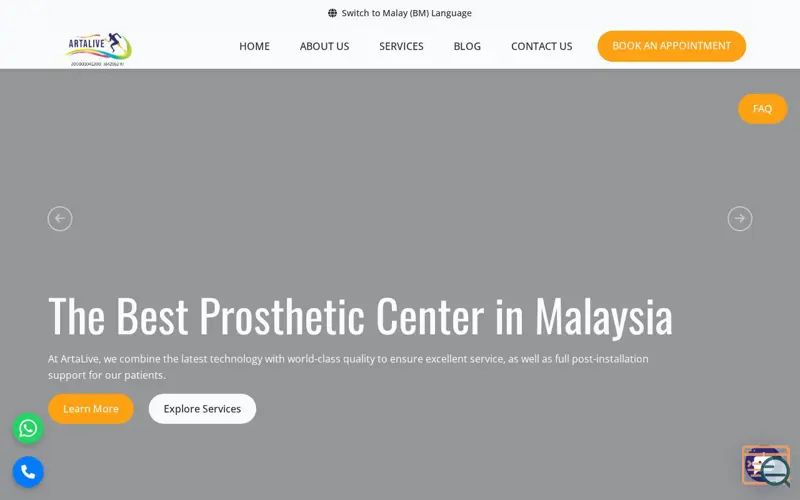 Screenshot of Artalive Malaysia