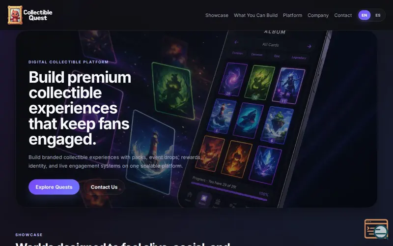 Screenshot of Collectible Quest