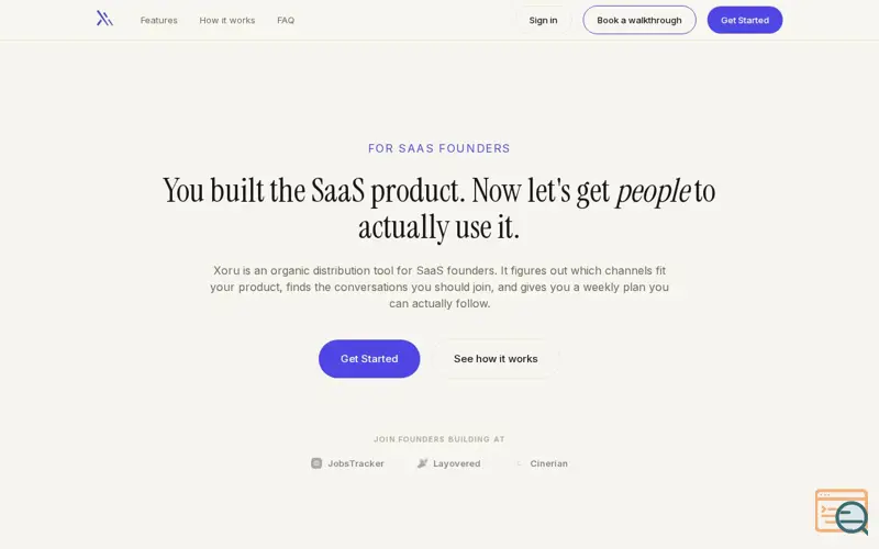 Screenshot of Xoru