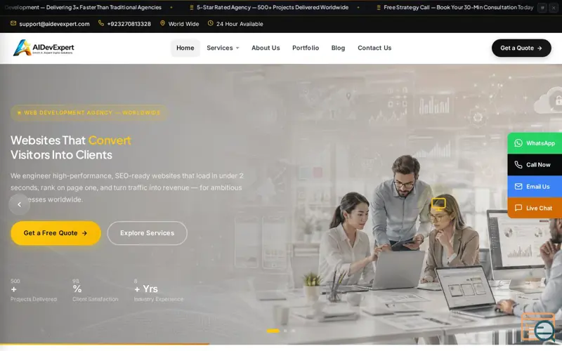 Screenshot of aidevexpert.com