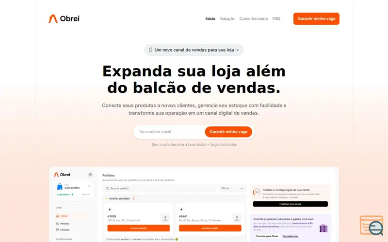 Screenshot of Obrei