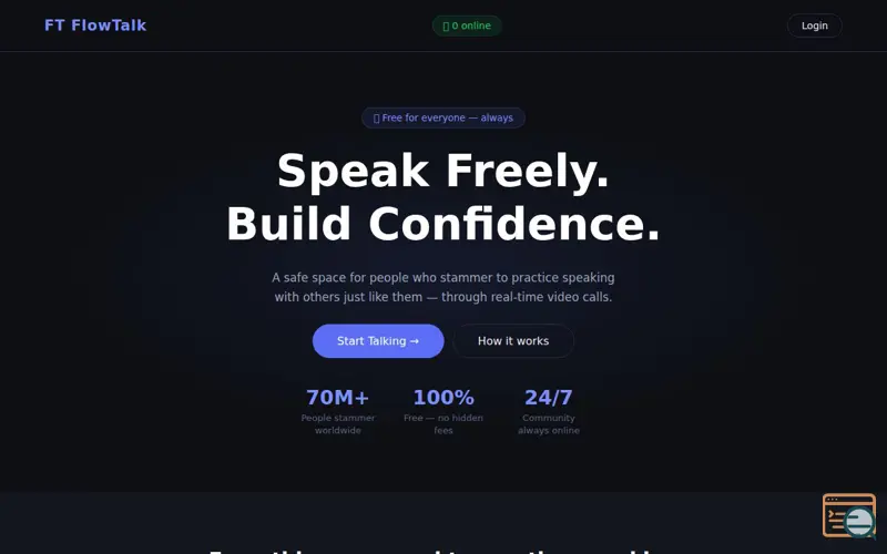 Screenshot of FlowTalk
