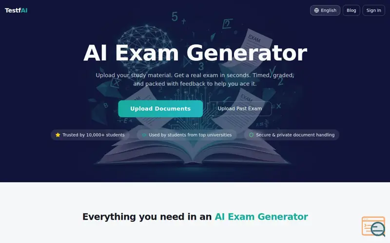 Screenshot of Testif AI